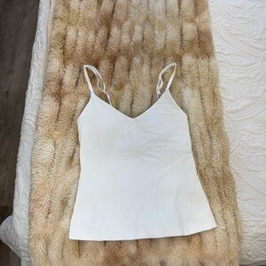 Lululemon white align hip cami